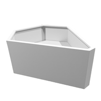 Pots de fleurs en ciment personnalisés Shabby Chic enduits de poudre durables respectueux de l'environnement grande taille meubles de jardin usage domestique shopping