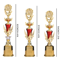 Trophées et médailles universels en plastique pour les industries automobile, éducative et d'assurance GD06