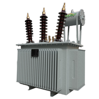 Transformateur de distribution d'énergie immergé dans l'huile triphasé 10kV 400V 800/1000/1250/1600kVA 50Hz à enroulement en aluminium/cuivre pour extérieur