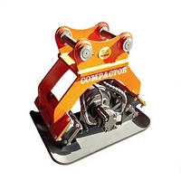 Compacteur vibrant hydraulique antichoc SLN, plaque de compactage de sol robuste à faible taux de défaillance, attache pour excavatrice (1,5-3,5 tonnes)
