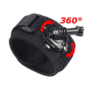 Soporte de correa de muñeca de rotación de 360 grados para <span class=keywords><strong>Go</strong></span> Pro Hero /SJ4000/SJ5000/EKEN H9R/<span class=keywords><strong>AKASO</strong></span>/DJI OSMO/GoPro Camera Black - Product Image 2