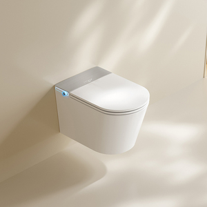 Inodoro Inteligente Totalmente Automático S031 con Lavado de Glúteos para Mujer, Esterilización Tropical, Asiento Alargado con Calefacción, Montaje en Pared y Sifón en P - Product Image 4