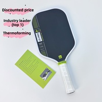 Raquette de pickleball portable Ledao Rough Surface Pro Series en fibre de carbone thermoformée pour fibre de carbone T700, épaisseur 16 mm