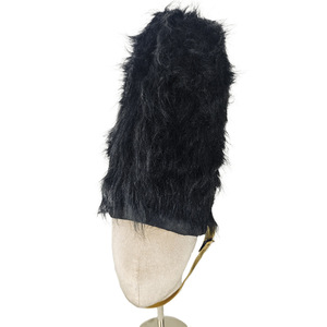 Manwu usine haut <span class=keywords><strong>en</strong></span> peluche Praet garde chapeau classique noir rétro Costume accessoire pour drame historique scène Performance fête - Product Image 5