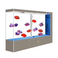 Nouvel aquarium en verre flottant ultra-blanc rectangulaire à ouverture latérale de Chine, filtre latéral, sans eau, pour la maison, le bureau, l'extérieur