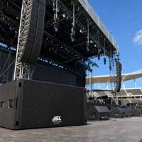 Haut-parleur de sonorisation actif haute puissance 1300W, 2x10 pouces, SPL max 129dB, entrée SpeakON NL4, amplificateurs, équipement sonore