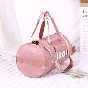 Op Maat Gemaakte Groothandel Gepersonaliseerde Grote Capaciteit Reistas Roze Waterdichte Sport Gym Reizen Duffel Tas Sport Vrouwen - Product Image 2