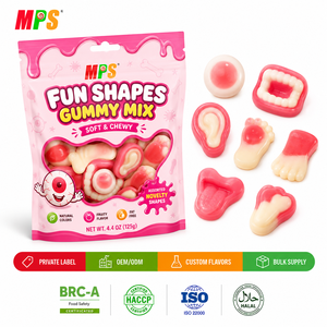 Dulces de Halloween con Forma de Órganos Humanos, Ojos, Pies, Dedos, Gomitas Suaves - Product Image 1