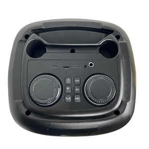 Haut-parleur Karaoké Double 8 Pouces 40W le Plus Vendu avec Micro Sans Fil, Écho, Réverbération et LED RGB pour Fêtes Familiales en Extérieur et Utilisation avec Téléphone Portable - Product Image 5