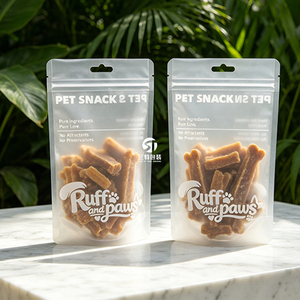 Bolsas de Snacks para Mascotas, de 1 kg a 10 kg |   Empaque con Cierre Mate Esmerilado y Muesca de Apertura para Alimentos de Perros y Gatos - Product Image 4