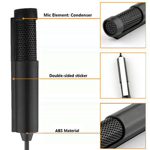 Microphone de conférence filaire à condensateur Sf-555 léger portable omnidirectionnel pour le chat vidéo enseignement utilisation informatique - Product Image 6