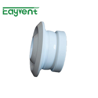 Diffuseur d'air Eayvent en plastique ABS et aluminium, buse à jet sphérique réglable, design moderne, pour usage extérieur, hôpitaux et centres commerciaux