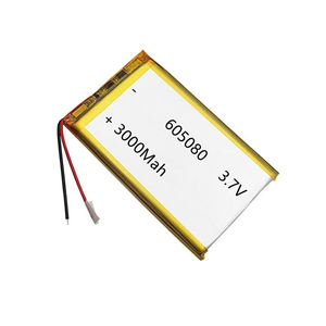 Перезаряжаемая литий-полимерная батарея 3,7 в 3000 мАч 605080 LiPo батареи с проводами - Product Image 2