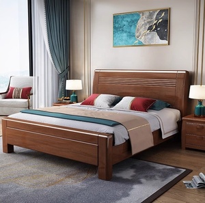 Khung giường gỗ rắn phong cách Trung Quốc-Đồ nội thất phòng ngủ bằng gỗ cổ điển, mạnh mẽ phong cách Trung Quốc giường gỗ cao cấp khung giường nhà - Product Image 3