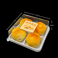 Boîte à pâtisserie transparente en PET de qualité alimentaire jetable de 8 pouces pour sandwichs à emporter, pizzas, gâteaux, sushis
