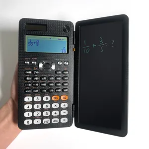 NEWYES – bloc-notes de calcul multifonctionnel à 4 lignes, calculatrice scientifique de maths avec bloc-notes