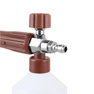 Canon à mousse de neige réglable JIAYI JY-103 à succès <span class=keywords><strong>avec</strong></span> <span class=keywords><strong>poignée</strong></span> facile pour le lavage de voiture haute pression Connexion rapide au pistolet pulvérisateur - Product Image 2