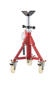 Support de tuyau 1107D facile à déplacer, étau à tuyau avec tête en V pour soutenir les tuyaux - Product Image 4