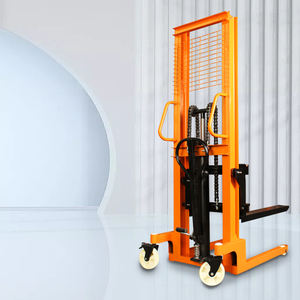 Transpalette manuel hydraulique Yeli jaune de 3 tonnes fourni par l'usine, chariot élévateur à roues pour entrepôt, OEM personnalisé - Product Image 4