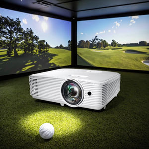 YEX8875ST <span class=keywords><strong>Simulateur</strong></span> de golf DLP à courte portée avec conception portable 3D intégrée et interfaces complètes d'installation à courte distance - Product Image 1
