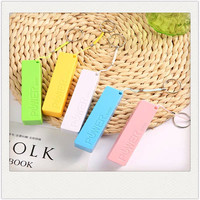 Batterie portable de poche DIY Mini Powerbank Porte-clés Boîtier de batterie externe avec/sans batterie 18650 pour iPhone