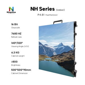 Tùy chỉnh 7680Hz 500x500 p4.81 trong nhà Màn hình LED sexy bức tường video Full HD hiển thị HDR10 + Adobe RGB 98% 800 nits - Product Image 2