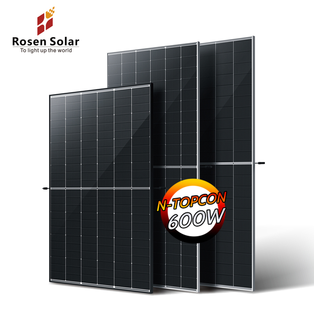 Mono Solar Panel Cell Transparent Solar Panel 600w 620w 650w 700w