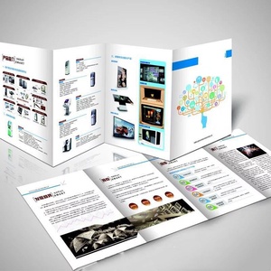 Hot Bán Tùy Chỉnh Kích Thước Gấp Tập Sách In Ấn 157/200/250gsm Duplex Hội Đồng Quản Trị Giấy Tờ Rơi Cuốn Sách Với Thiết Kế Cá Nhân Tài Liệu - Product Image 1