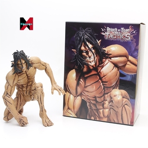 Popular japonés Attack on <span class=keywords><strong>Titan</strong></span> Eren PVC figura de juguete estatua Anime figura de acción para decoración de modelos - Product Image 4