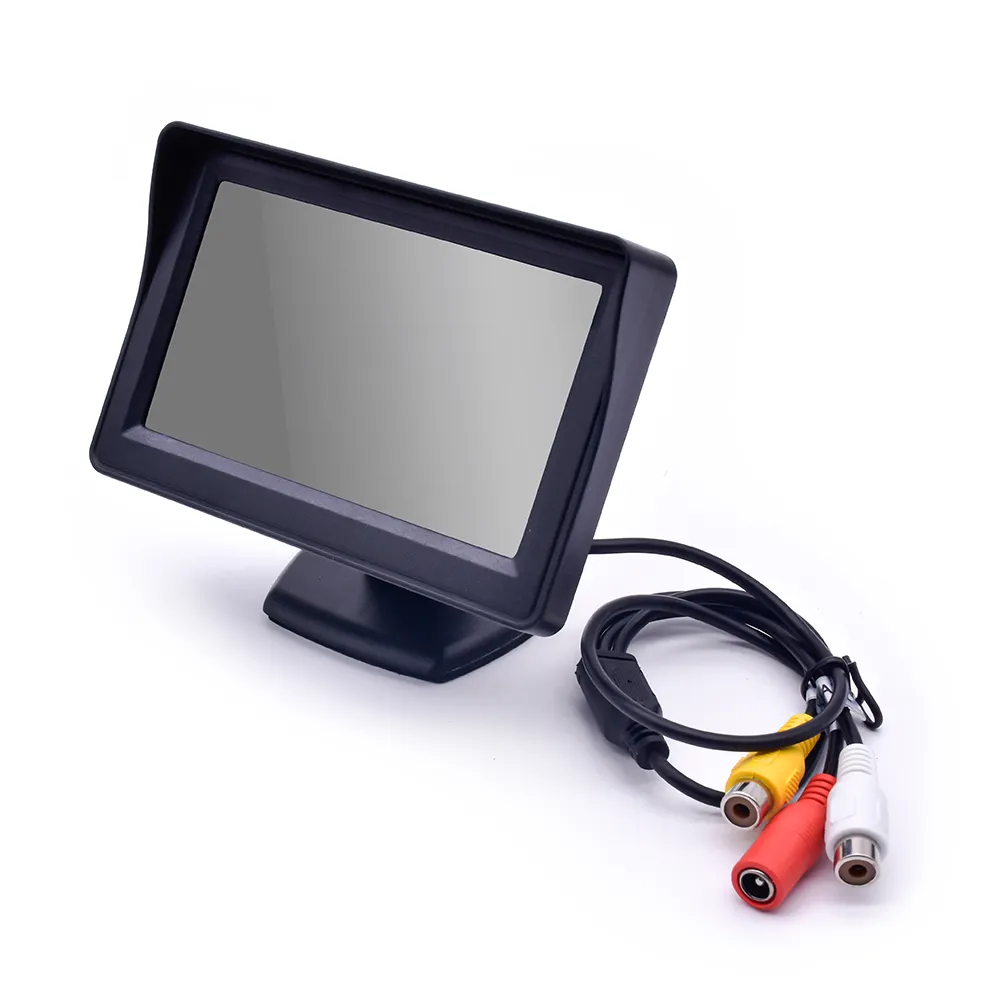 Car Reversing Kit TFT LCD Screen Mini Car Display Rearview 4.3 Inch Car Monitor