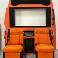 Les fourgonnettes de luxe utilisent des kits intérieurs de sièges de voiture VIP personnalisés avec des cloisons équipées de petites cloisons de sièges compactes pour Mercedes-Benz