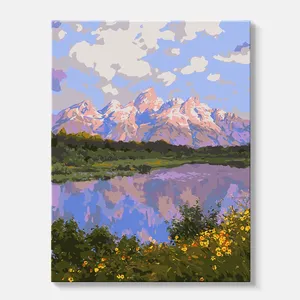 XIXI 2026 Nouvelle Arrivée Peinture par Numéros pour Adultes Débutants Toile Faite à la Main Motif Paysage Animal Décoration Murale Vente en Gros - Product Image 1