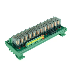 G2R-2-Módulo de relé de 12 canales 2NO 2NC, relé de interruptor DPDT electrónico 24V NPN