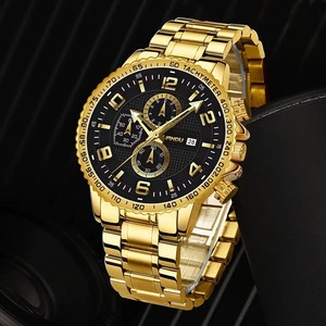 Nouvelle Tendance Mode Drioshipping : Montre à Quartz Décontractée pour Homme, Coffret Cadeau Montre Homme Affaires Décontractées - Product Image 4