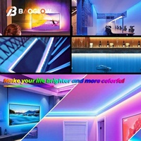 Tira de LED COB Inteligente de Alta Calidad, 18W/M, DC 24V, 12mm, 784 LED/m, Blanca, 5M, RGB, con Control Remoto, Venta al Por Mayor
