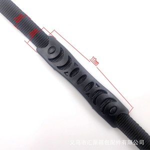 Asas de plástico moldeadas por inyección para bolsos, correas negras, accesorios de equipaje fáciles de transportar - Product Image 4