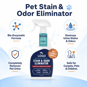 <span class=keywords><strong>Nettoyant</strong></span> Désodorisant en Gros pour Animaux de Compagnie avec Enzymes pour l'Élimination des Odeurs d'<span class=keywords><strong>Urine</strong></span> de <span class=keywords><strong>Chat</strong></span> et de Chien Formule Naturelle Sûre NOUVEAU 2026 - Product Image 2