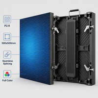 Pantalla LED de Alquiler P2.9 de 500x500mm, Empalme sin Costuras, Video Wall LED HD a Todo Color para Presentaciones de Moda