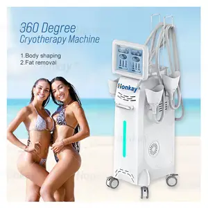 Zayıflama makinesi çok fonksiyonlu 360 derece kriyoterapi kilo kaybı güzellik salonu ekipmanları tüm vücut yağ azaltmak için