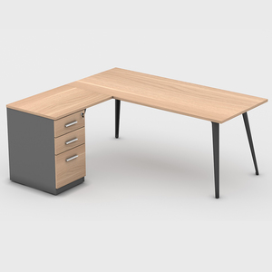 <span class=keywords><strong>2025</strong></span> mới mở rộng tùy chỉnh kích thước hiện đại sang trọng bằng gỗ điều hành văn phòng quản lý bàn làm việc - Product Image 3