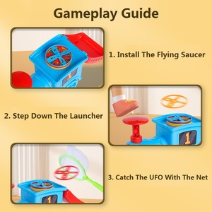 <span class=keywords><strong>KFS</strong></span> per bambini UFO giocattolo di bambù per esterni Dragonfly Launcher passo del piede disco volante coordinazione occhio-mano - Product Image 5