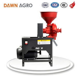 เครื่องบดแป้งข้าวโพดและข้าวสาลีไฟฟ้า DAWN AGRO ความเร็วสูง เครื่องบดผงละเอียดสำหรับใช้ในครัวเรือน บดธัญพืช เครื่องเทศ และถั่ว - Product Image 1