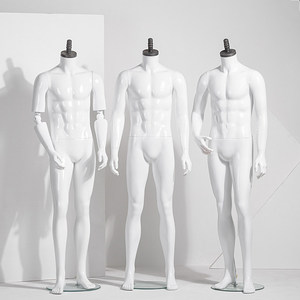 Haute qualité moins cher <span class=keywords><strong>Vintage</strong></span> sans tête homme corps entier blanc Muscle Stand mâle costume affichage fibre de verre torse <span class=keywords><strong>Mannequin</strong></span> à <span class=keywords><strong>vendre</strong></span> - Product Image 1