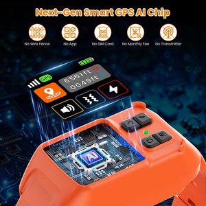 Pawton GPS <b>Dog</b> Fence <b>Collar</b> 4G LCD Display Waterproof IP67 Real Time Tracking For Medium <b>Large</b> <b>Dogs</b> - Product Image 5