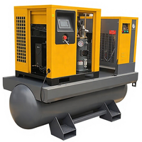 Compresseur d'air à vis industriel professionnel 22KW 30HP 7.5KW 10HP 15KW 20HP Lubrifié Refroidi à l'air/à l'eau Stationnaire