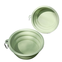 Bol portable pour animaux de compagnie, petit bol pliable pour chat, bol à eau, fontaine à eau, bol pour l'eau et la nourriture pour animaux de compagnie pour les voyages en plein air