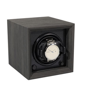 Automatische mechanische horlogewinder met ebbenhouten patroon, houten digitale display en nieuw design kussen. - Product Image 2