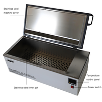 Bain-marie à température constante en acier inoxydable 45L RT+10~100 avec affichage LED et contrôle par microprocesseur pour laboratoire