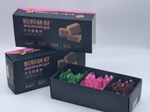 Galletas Cuadradas Pequeñas Comprimidas Directas <span class=keywords><strong>de</strong></span> Fábrica, 5% <span class=keywords><strong>de</strong></span> Natto en Polvo Liofilizado, 3 Sabores, Barra Energética - Product Image 2