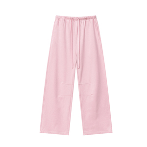 Baggy jambe droite décontracté taille moyenne hommes pantalons de survêtement nouveau style joggeurs en polyester-coton avec logo personnalisé respirant - Product Image 1